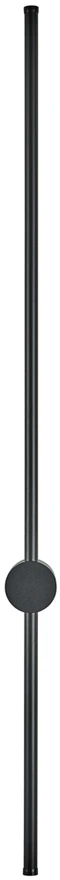 Italux 10W LED sieninis šviestuvas VINTO, juodas, 3000K