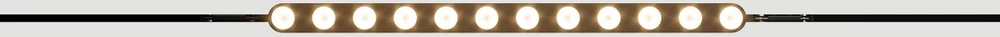 10W LED šviestuvas į magnetinę sistemą ZAMBELIS MAGNETIC 3MM, juodas, 3000K, dimeriuojamas, 25122