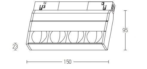 10W LED šviestuvas į magnetinę sistemą ZAMBELIS, juodas, 3000K, 2092