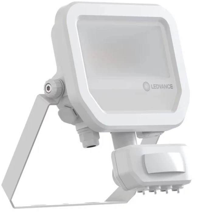 Ledvance 11-17W LED prožektorius FL 20 GEN4, baltas, 3000K, IP65, su judesio davikliu