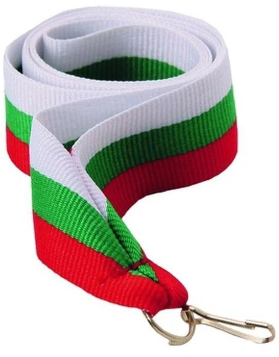 11 mm juosta - balta, žalia ir raudona