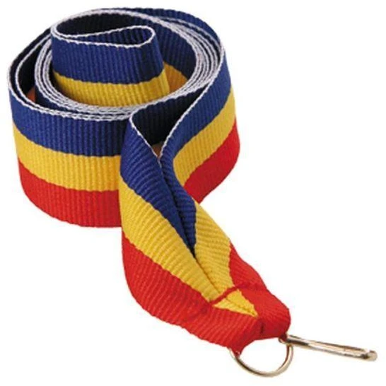 11 mm juosta - mėlyna, geltona ir raudona