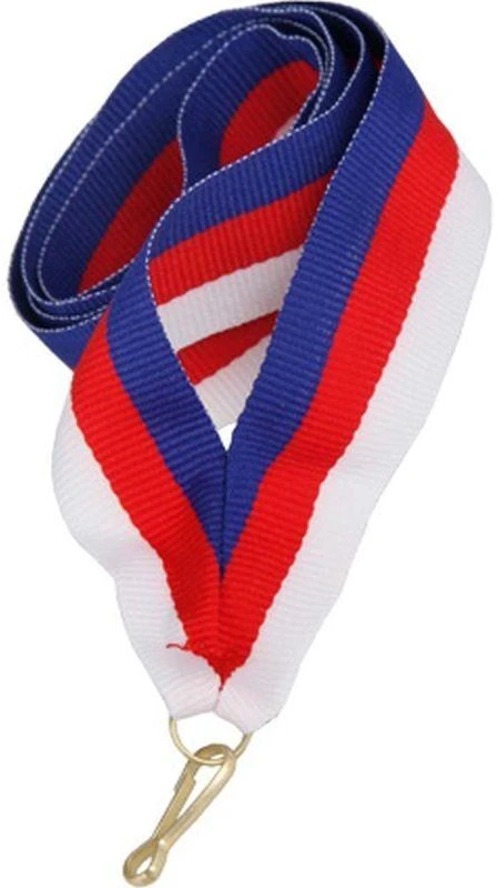 11 mm juosta - mėlyna, raudona ir balta