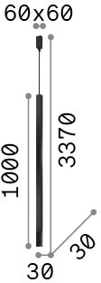 11,5W LED pakabinamas šviestuvas ULTRATHIN, žalvario sp., 3000K, 339757