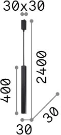 11,5W LED pakabinamas šviestuvas ULTRATHIN, žalvario sp., 3000K, 339740