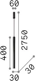11,5W LED pakabinamas šviestuvas ULTRATHIN, žalvario sp., 3000K, 339726