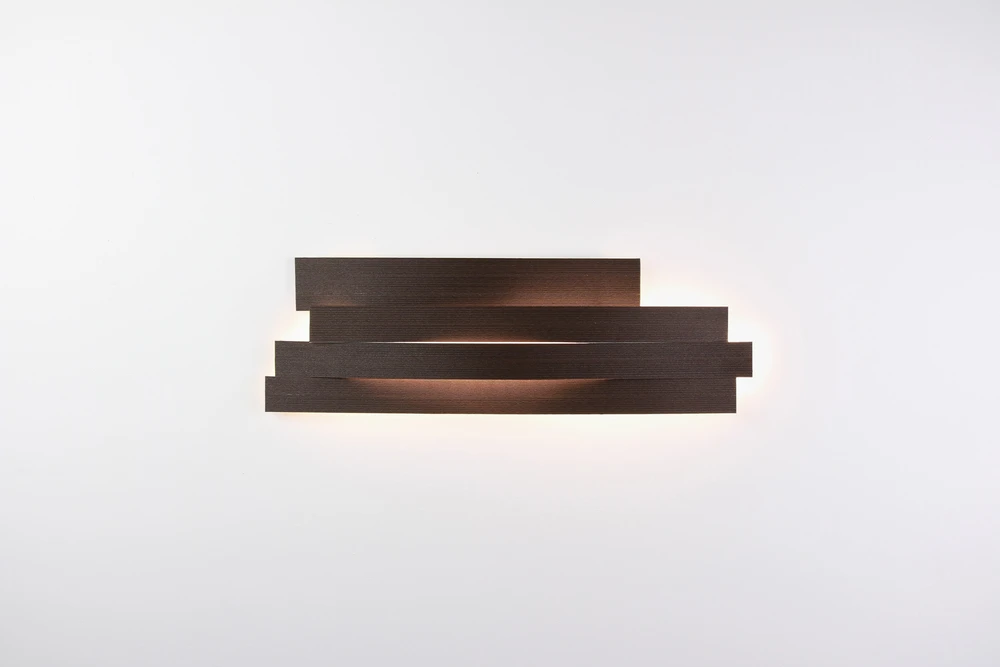 11,8W LED sieninis šviestuvas LI SMALL, aukso sp., 2700K, dimeriuojamas