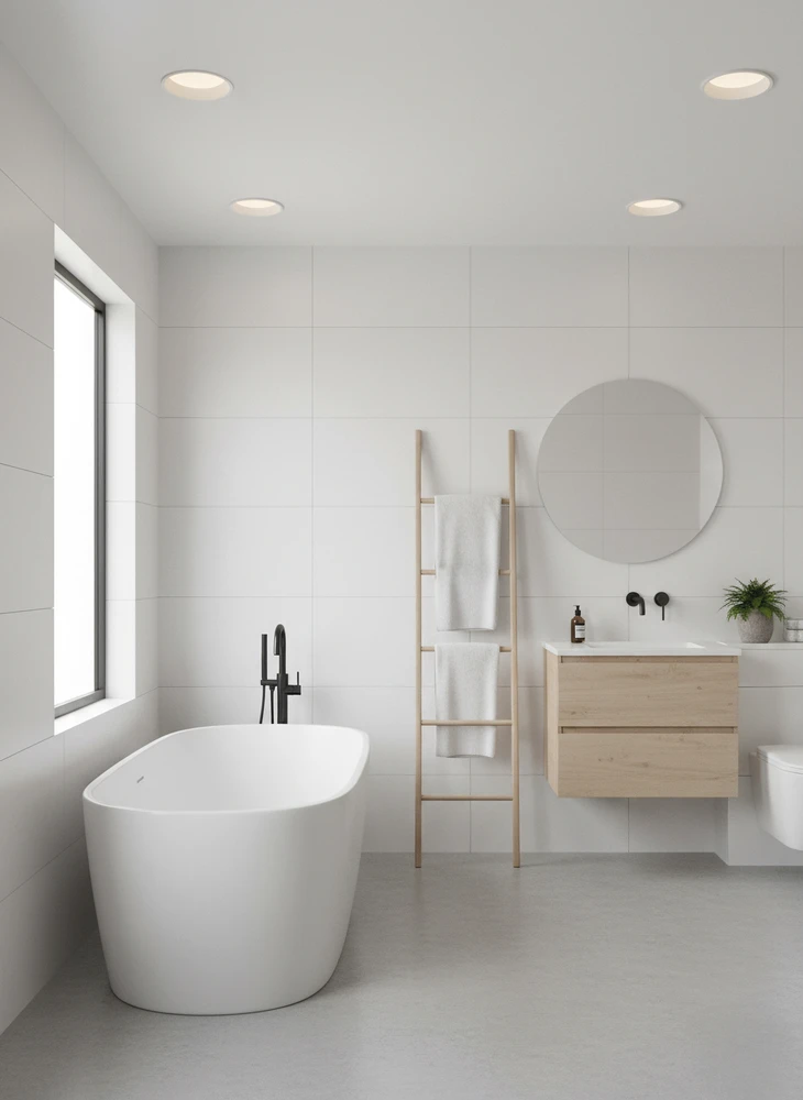11W LED įleidžiamas šviestuvas TECH, baltas, 3000/4000K, dimeriuojamas, IP65, E3987070BDT