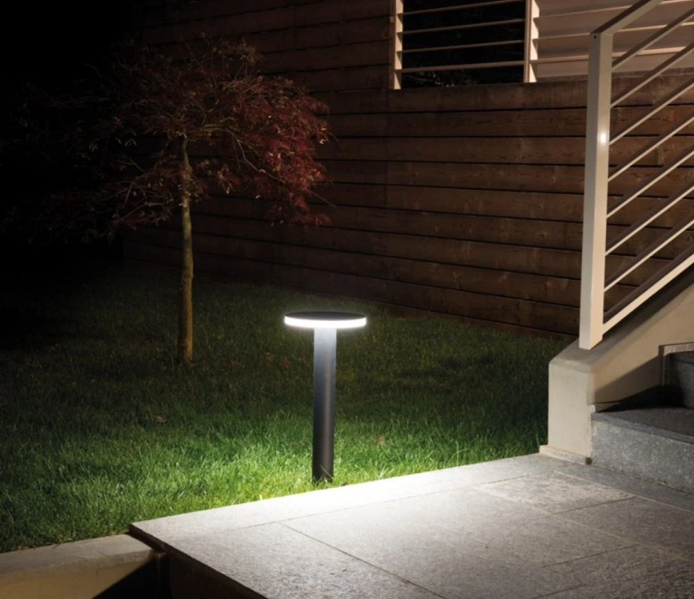 11W LED lauko šviestuvas KIT 07 - LINE 220 POST H500, juodas, 3000K