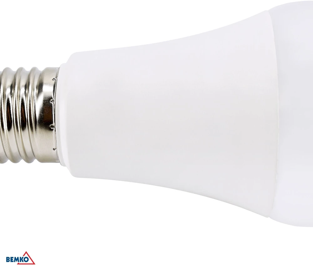 Bemko 11W LED lemputė, E27, 6500K, 220°, su šviesos jutikliu