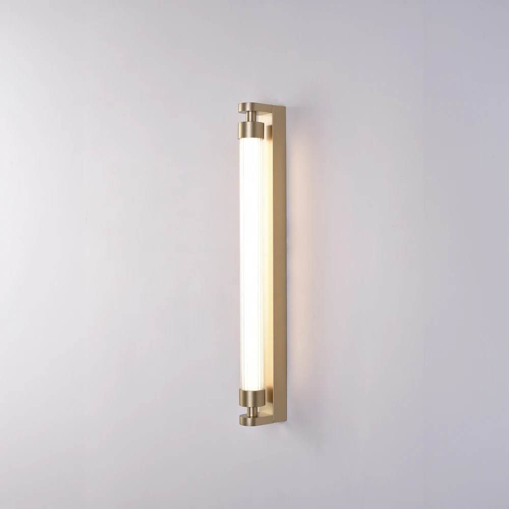 11W LED sieninis šviestuvas LINEO, aukso sp., 2700/3000K, dimeriuojamas, IP44, A4008070ODT