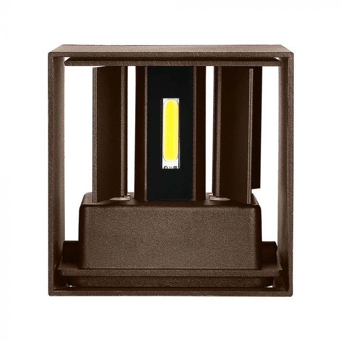 V-tac 11W LED sieninis šviestuvas, rudas, 3000K, IP65