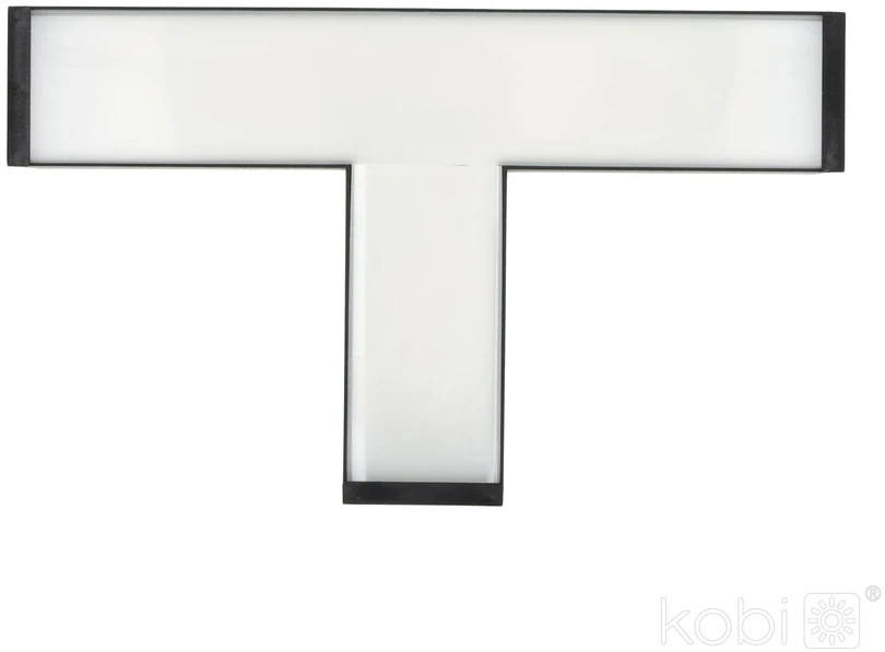 11W Linijinio šviestuvo KOLINE K2 T formos sujungimas, juodas, 3000/4000/6500K