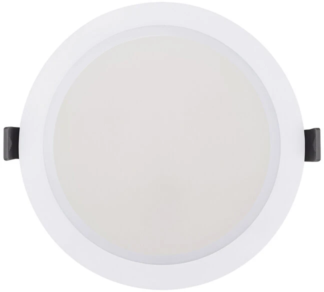 12/15/18W LED įleidžiamas šviestuvas COMFORT, baltas, 3000/4000K, 95°, IP44, DALI
