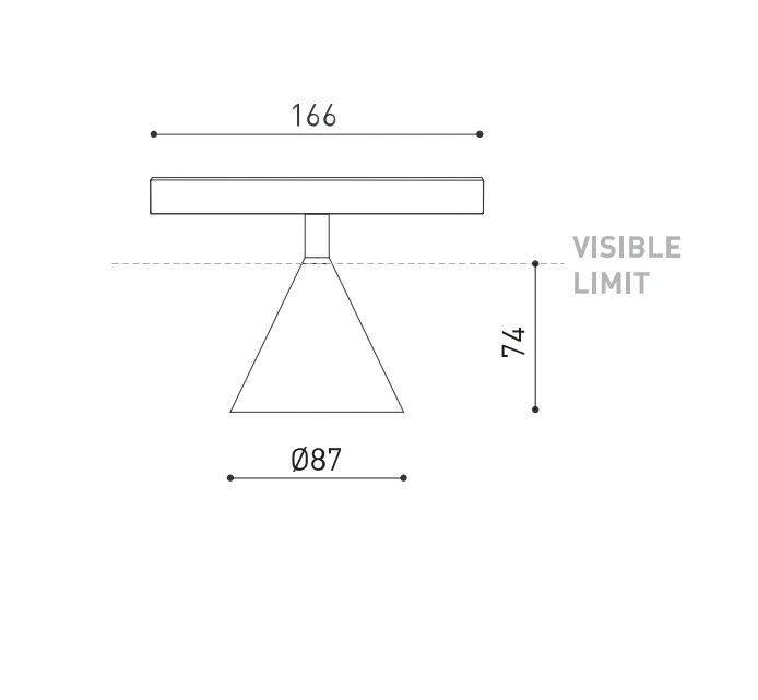 12,4W LED šviestuvas į magnetines sistemas WIZ 48V, juodas, 3000K, DALI