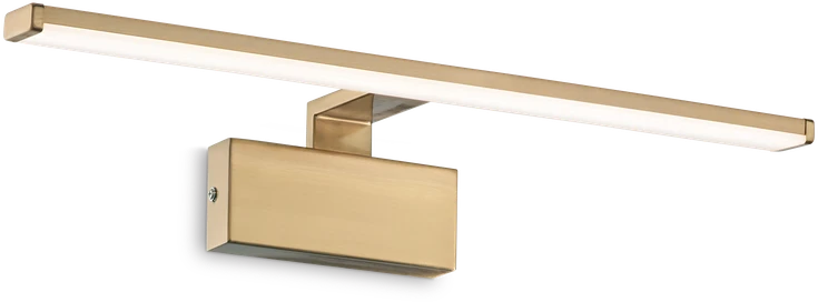 Ideal Lux 12W sieninis šviestuvas ALMA, žalvario sp., 3000K
