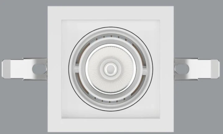 12,8W įleidžiamas šviestuvas BERYL NEW LED K-1, baltas, 4000K, IP44