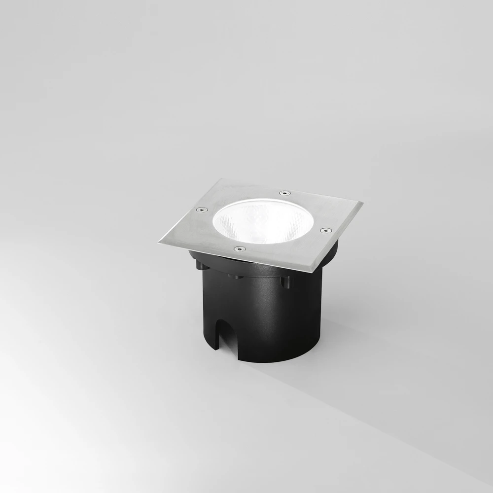 12W LED įleidžiamas į grindinį šviestuvas WALK, plieno sp., 4000K, IP67