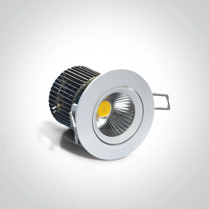 12W LED įleidžiamas pakreipiamas šviestuvas, baltas, 3000K, 11112/W/W