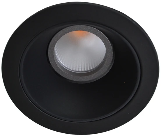12W LED įleidžiamas šviestuvas ALEA, juodas, 2700/3000/4000K, 3914-011B-3-S-38