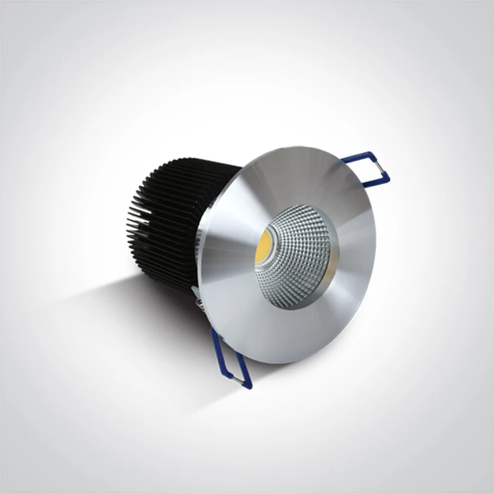 12W LED įleidžiamas šviestuvas, aliuminio sp., 3000K, 10112P/AL/W