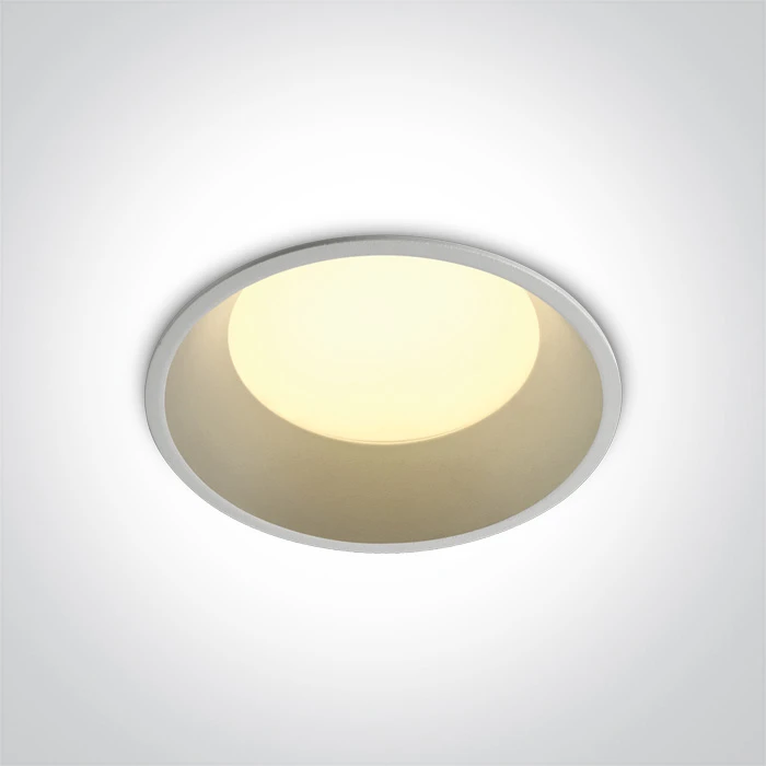 12W LED įleidžiamas šviestuvas, baltas, 3000/4000/5000K, 10109D/W/V