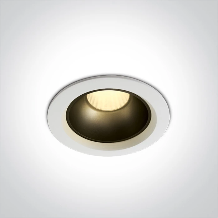 12W LED įleidžiamas šviestuvas, baltas, 3000K, 10112Z/W/W
