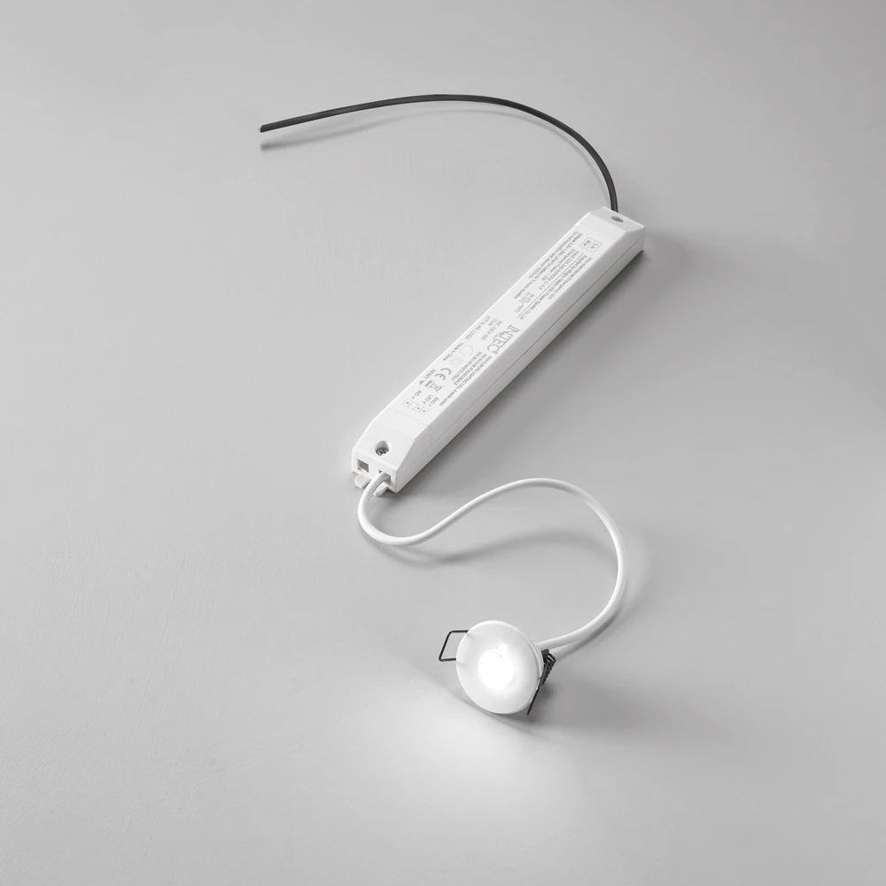 1,2W LED įleidžiamas šviestuvas HELP, baltas, 4000K