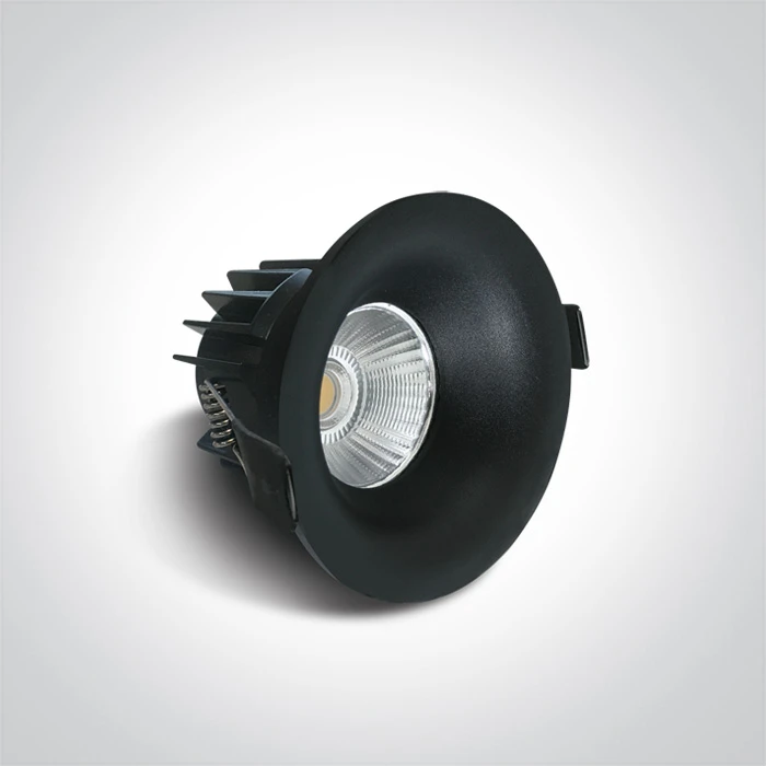 12W LED įleidžiamas šviestuvas, juodas, 3000K, 10112R/B/W