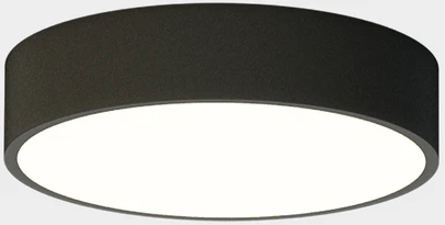 12W LED lubinis šviestuvas LONDON, juodas, 2700/3000/4000K, dimeriuojamas, P3760072NDT