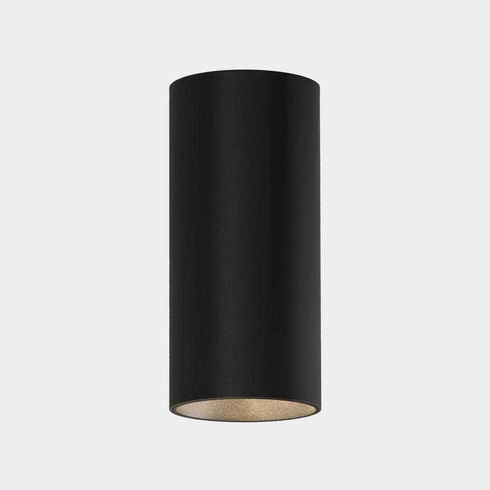 12W LED lubinis šviestuvas PIPE, juodas, 4000K, P3986010N