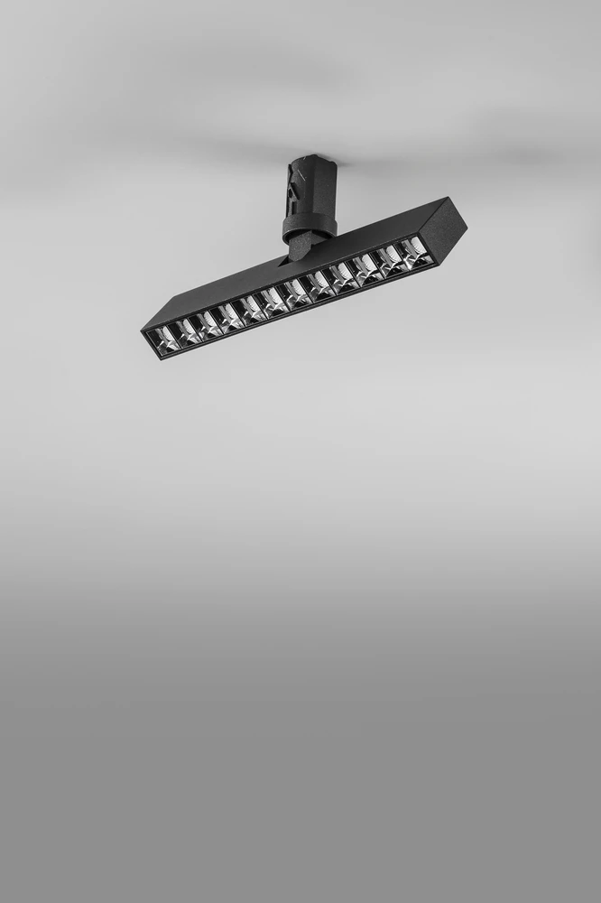 12W LED modulinės sistemos SHIFT šviestuvas, matinės juodos sp., 3000K