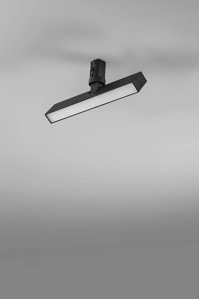 12W LED modulinės sistemos SHIFT šviestuvas, matinės juodos sp., 3000K