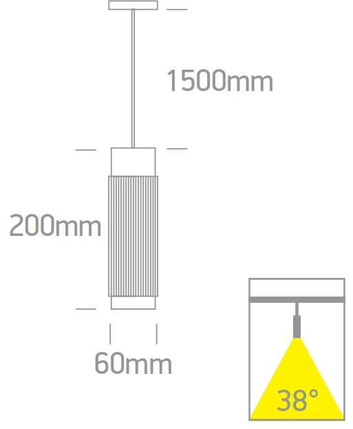 12W LED pakabinamas šviestuvas į magnetines sistemas ONELIGHT MINI/MIDI/MAXI, juodos/žalvario sp., 3000K, 42126BA/B/W