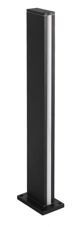 12W LED pastatomas lauko šviestuvas GRADO 4K, juodas, 4000K