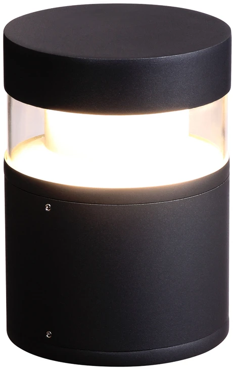 12W LED pastatomas lauko šviestuvas MARCON 4K, juodas, 4000K