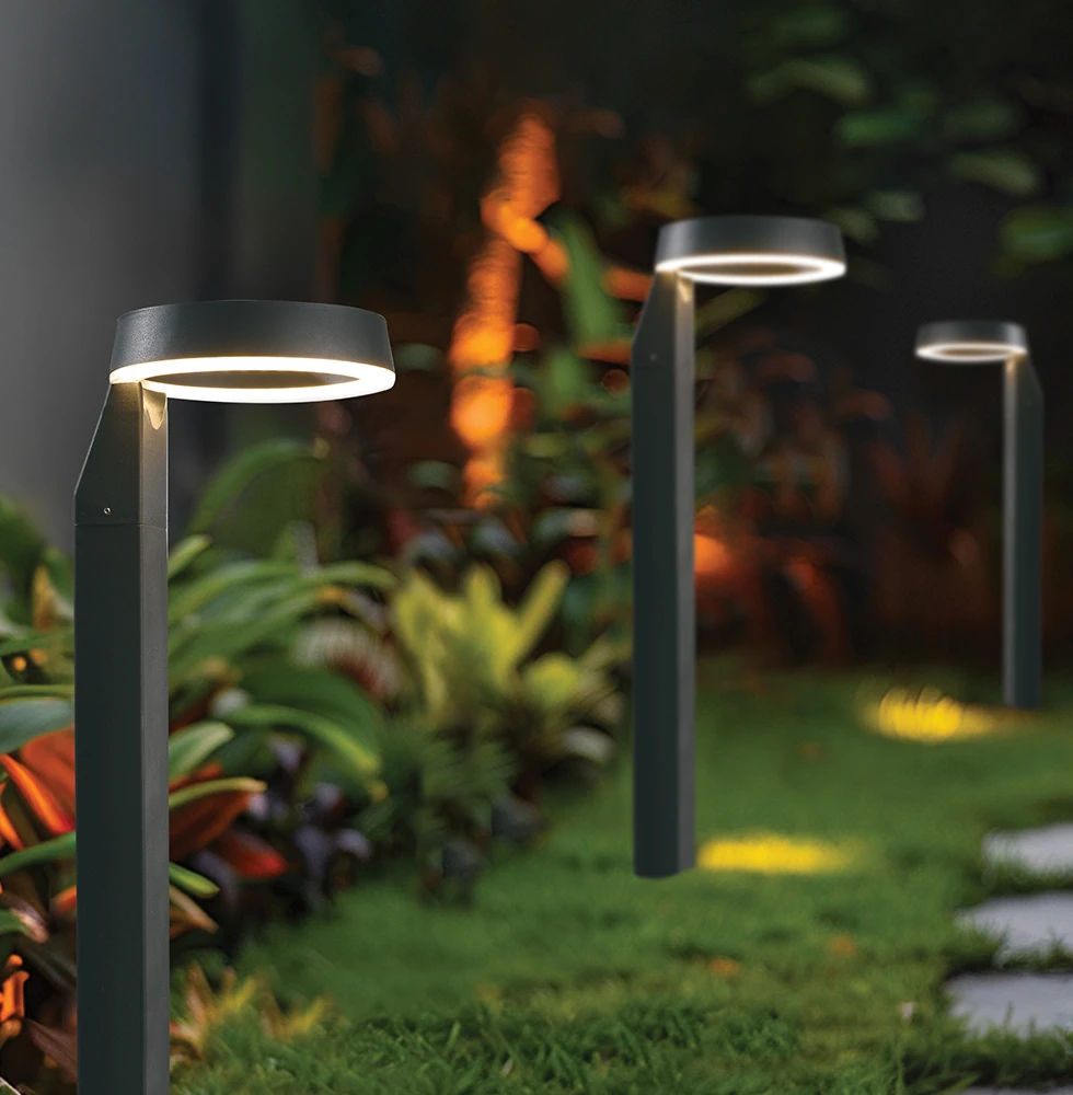 12W LED pastatomas lauko šviestuvas ZOOM, tamsiai pilkas, 3000K, IP54, 4321600