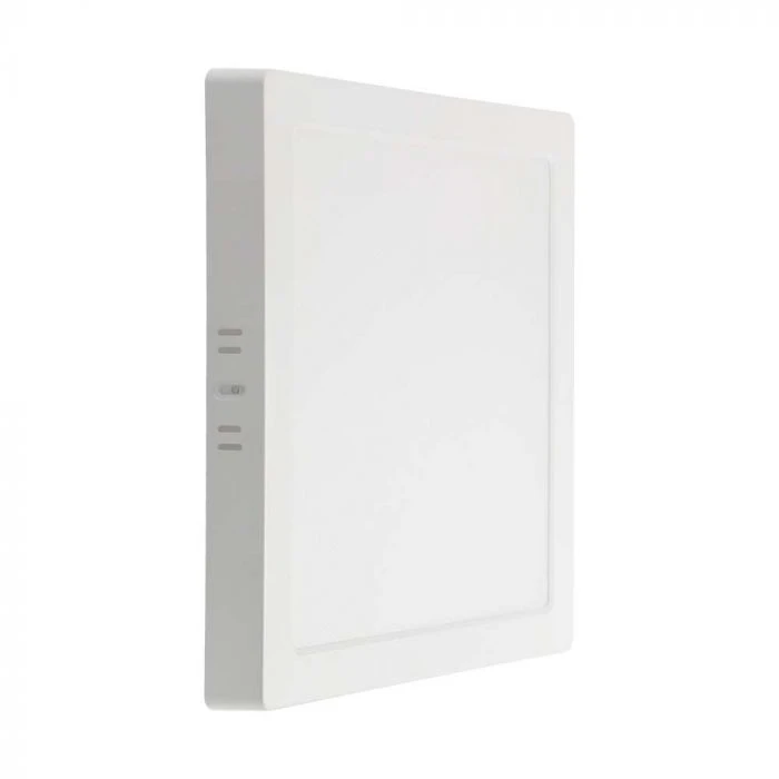 V-tac 12W LED paviršinė panelė, kvadratinė, balta, 3000K