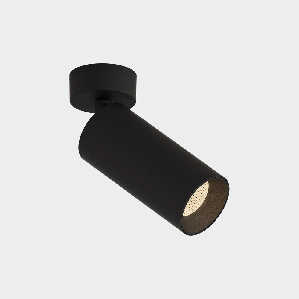 Lubinis šviestuvas 12W LED paviršinis akcentinis šviestuvas PIPE, juodas, 4000K, dimeriuojamas, F3986010NDP