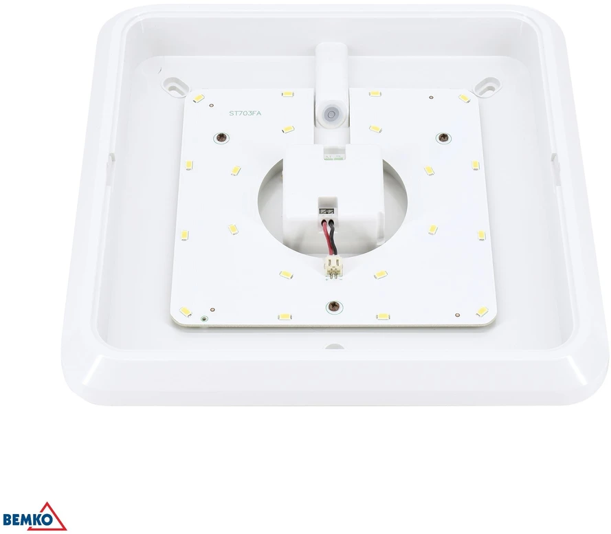 Lubinis šviestuvas Bemko 12W LED plafonas DORIA, baltas, 4000K