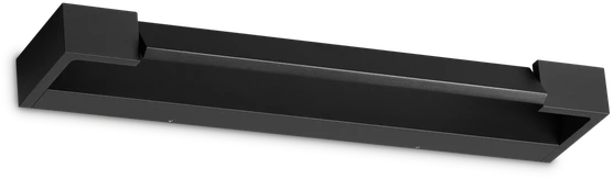 Ideal Lux 12W LED sieninis šviestuvas BALANCE, juodas, 3000K, 321547