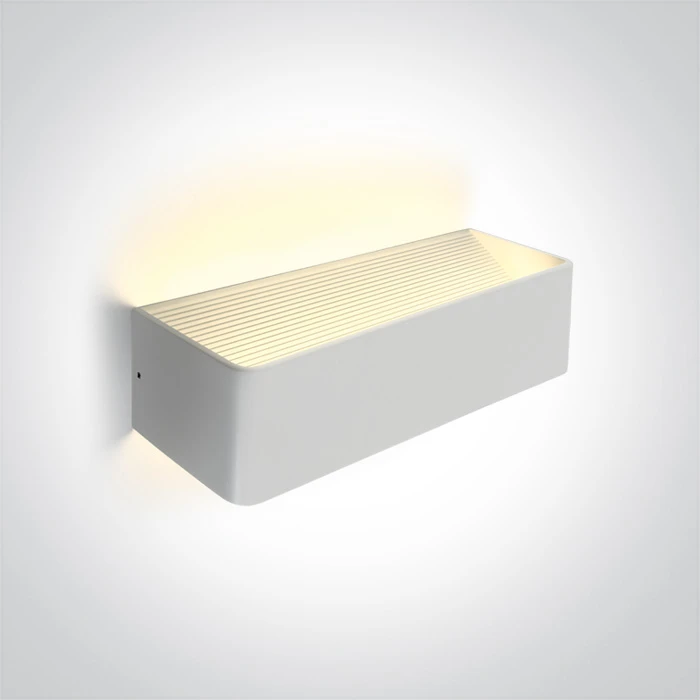 12W LED sieninis šviestuvas, baltas, 3000K, 67466C/W/W