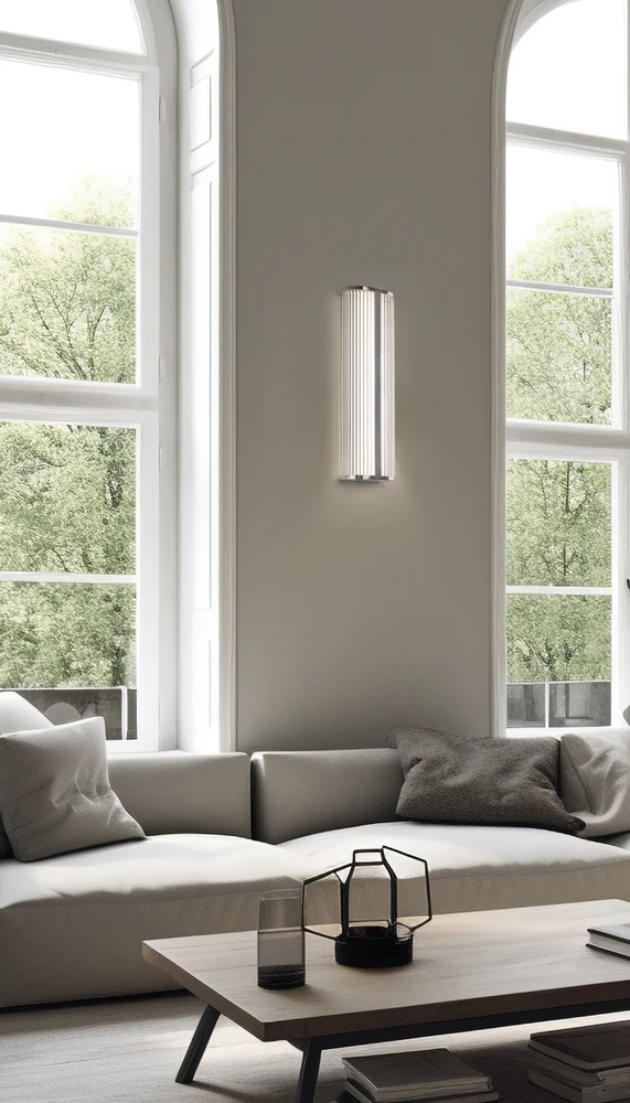 12W LED sieninis šviestuvas DIVA, chromo sp., 2700/3000K, dimeriuojamas, IP44, A3990072CDT