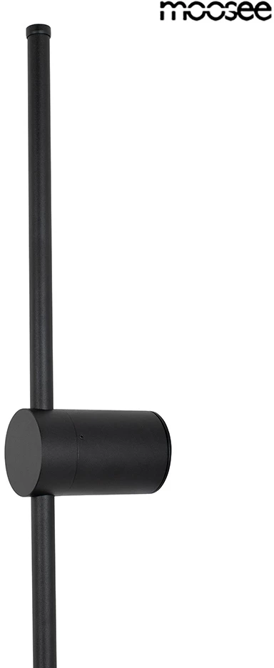 12W LED sieninis šviestuvas OMBRE 100, juodas, 3000K