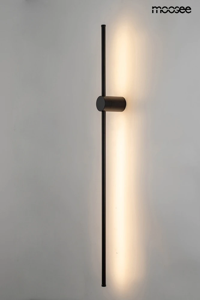 12W LED sieninis šviestuvas OMBRE 100, juodas, 3000K