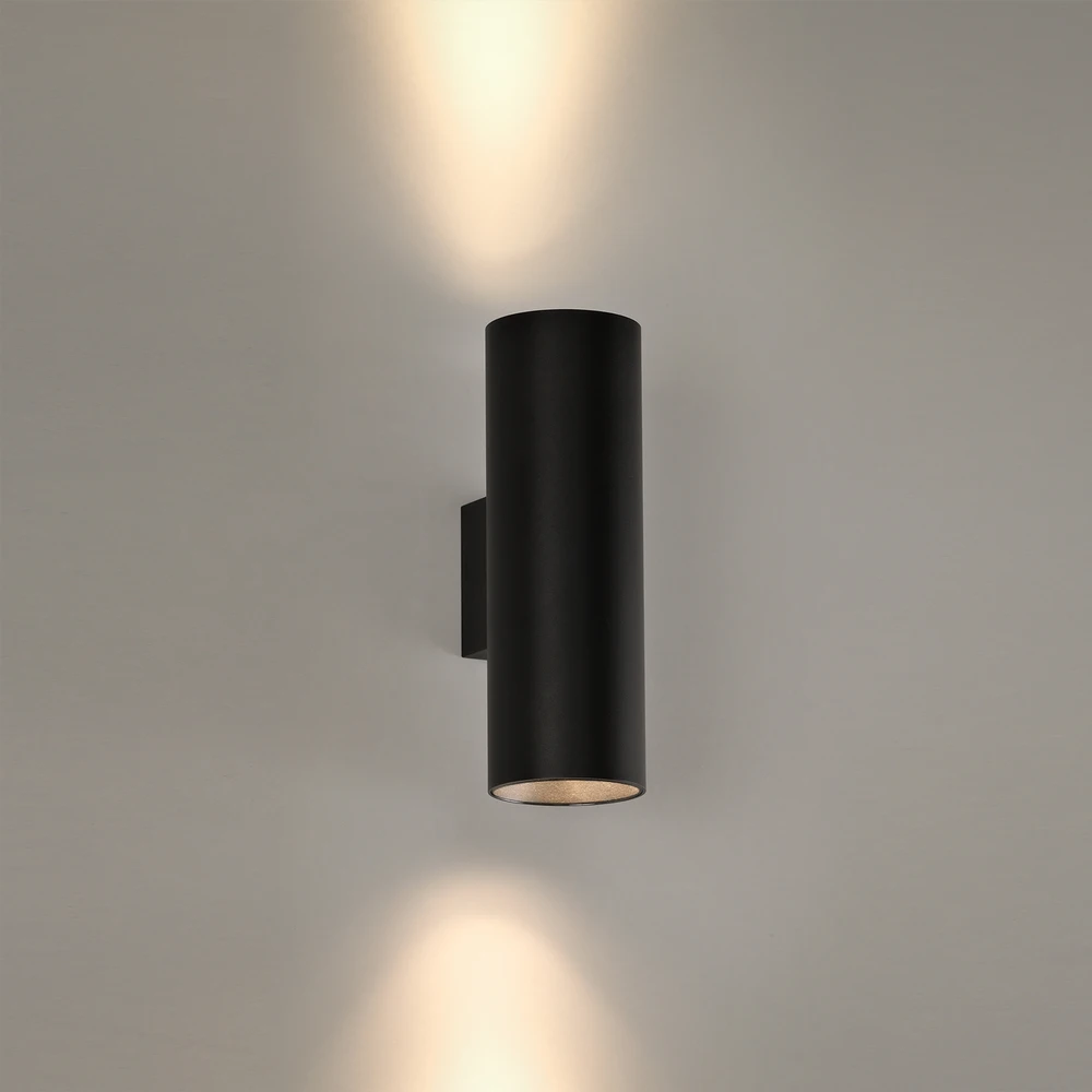12W LED sieninis šviestuvas PIPE, juodas, 2700K, dimeriuojamas, A3986190NDT