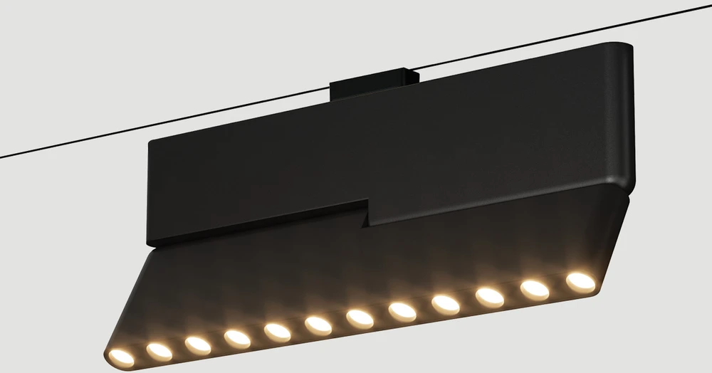 12W LED šviestuvas į magnetinę sistemą ZAMBELIS MAGNETIC 3MM, juodas, 3000K, dimeriuojamas, 25119
