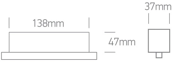 12W LED šviestuvas į magnetines sistemas MAXI, juodas, 3000/3500/4000K, 48V, 38°, 42102A/B/V