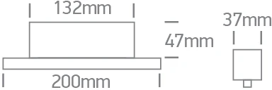 12W LED šviestuvas į magnetines sistemas MAXI, juodas, 3000/4000K, 48V, 36°, DALI, 42104BL/B/V