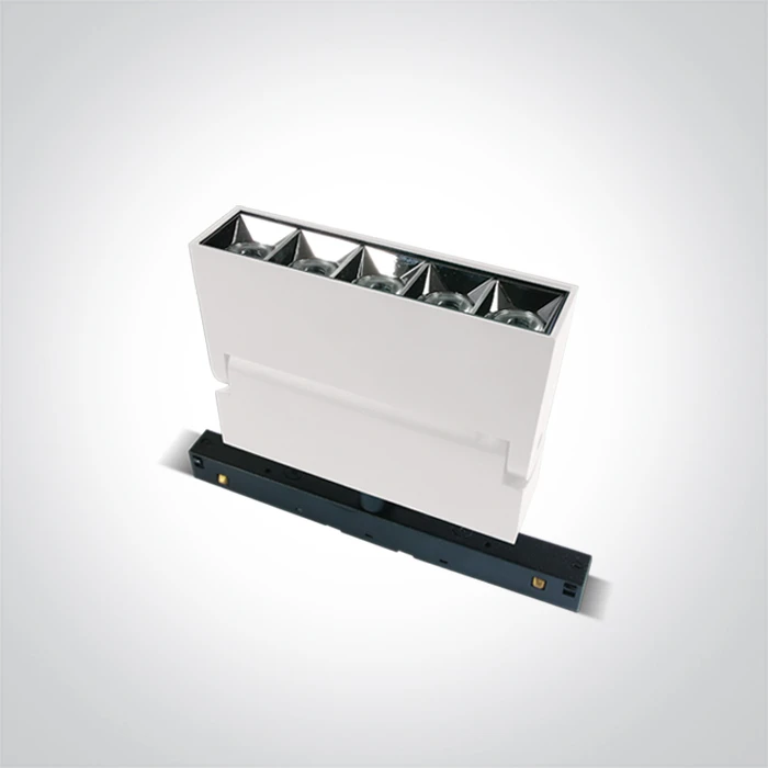 12W LED šviestuvas į magnetines sistemas MINI/MAXI/P&P, baltas, 3000/3500/4000K, 48V, 38°, 42106A/W/V